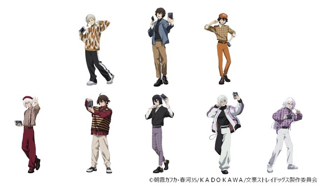 2026年1月17日より『文豪ストレイドッグス』の「撮影会」をテーマにした新規描き下ろしイラスト使用の新商品を発売！　アニメイトでは同日から、特典「ブロマイド」がもらえるフェアも開催！