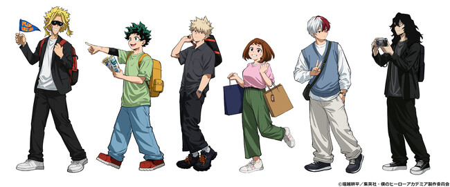 プレスリリース「アニメ『僕のヒーローアカデミア』より、描き下ろしビジュアルを使用した新商品が8月8日発売！　アニメイトでは同日より、特典がもらえるフェアを開催!!」のイメージ画像