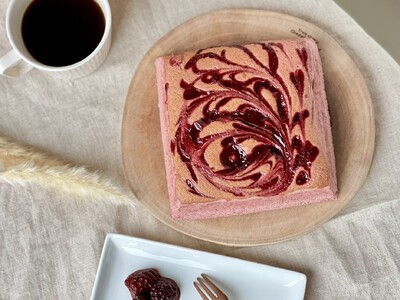 滋賀県の“幻の果実”アドベリー(R)とグランプリ受賞の米粉カステラがコラボ