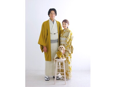 【フォトスタジオ業界初!?】愛犬と“お揃いの着物”で撮影できる新プラン「O-SO-RO PHOTO(おそ...