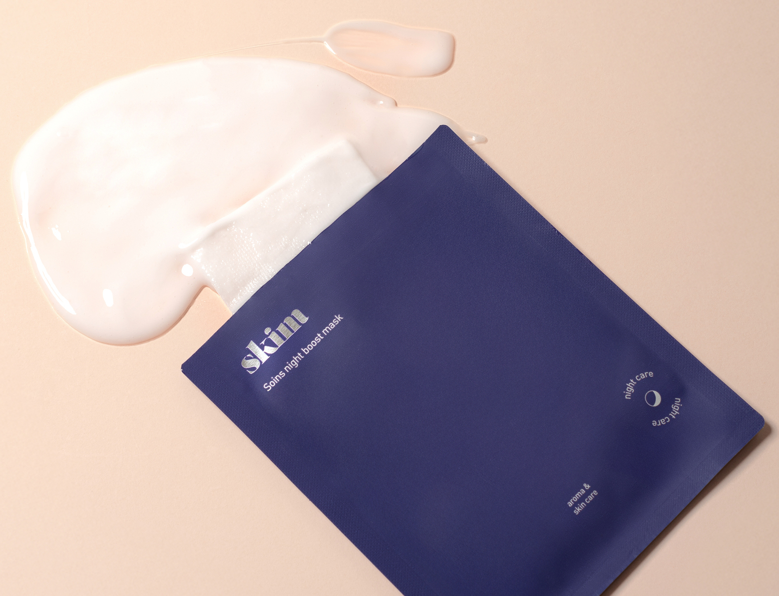 「skim（スキム）」から天然アロマ配合の夜用*シートマスク「Soins night boost mask」11月1日（土）EC先行新発売！