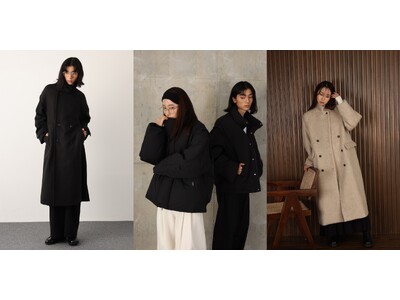 “冬の装いも、自分らしく纏う”　シャギー素材やメルトン素材を使用したデザインDRAW 2025AW セカ...