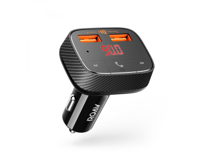 【Anker】FMトランスミッター搭載2ポートカーチャージャー第２弾！「Anker Roav FM Transmitter F0」を販売開始