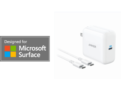 【Anker】Ankerで初めての「Designed for Surface」認証取得「Anker PowerPort lll PD 65W USB-C & USB（1.8m）付属」を発売