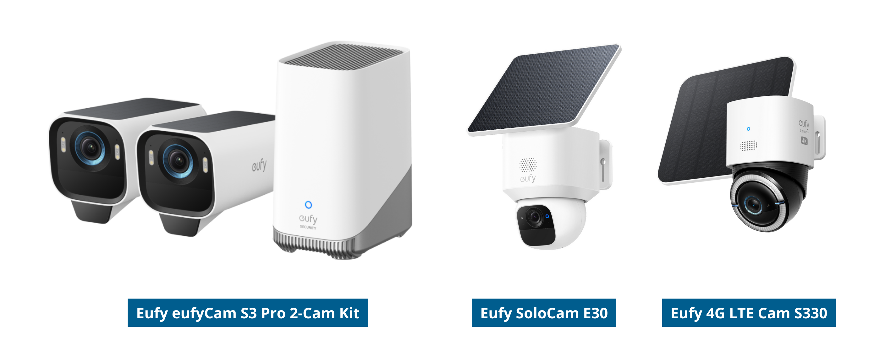 【Eufy】検知精度と夜間撮影で最高レベルの安心を叶える屋外用防犯カメラ「Eufy eufyCam S3 Pro 2-Cam Kit」を含む3製品を発表