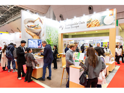 「ヨーロッパのサステナブルオーツ」を紹介、試食提供と商談で日本市場にアピール