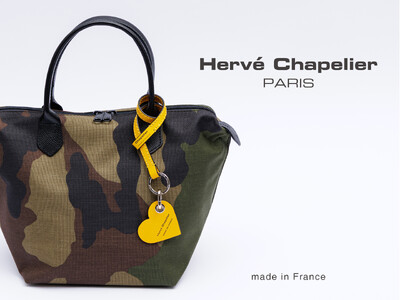 【Herve Chapelier（エルベシャプリエ）】上質なレザーハンドルを合わせた新作ナイロントートバッグが登場！カモフラージュやパンサー柄など全4色が公式オンラインストア＆全国の店舗にラインナップ