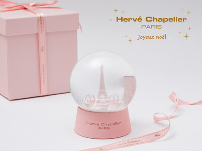 【Herve Chapelier（エルベシャプリエ）】11月15日より、数量限定で『クリスマス2025 スペシャル・ オリジナルスノードーム』プレゼント