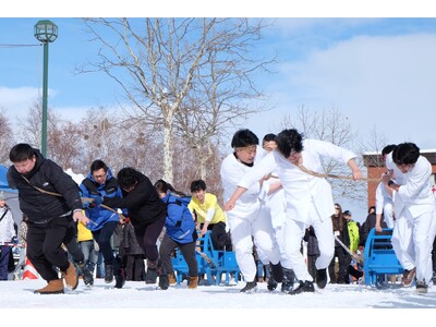 [第36回IWAMIZAWAドカ雪まつり］豪雪岩見沢において、「雪に触れ」「雪に楽しむ」！人気のキジ鍋無料配布も！！2月7日(土)、8日(日)開催