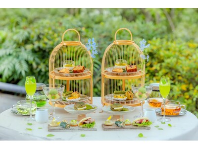 【MUNI KYOTO】緑鮮やかな嵐山で愉しむ新緑アフタヌーンティー「Riverside Afternoon Tea ~vert frais~」季節限定登場