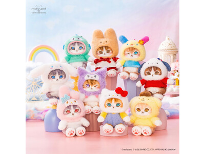 【mofusand × サンリオキャラクターズ】夢のコラボ第3弾！「遊園地へおでかけ」をテーマに淡いパス...