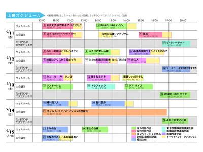 「あいち国際映画祭2025」の監督・出演者による合同記者会見を開催します（9/10(水))