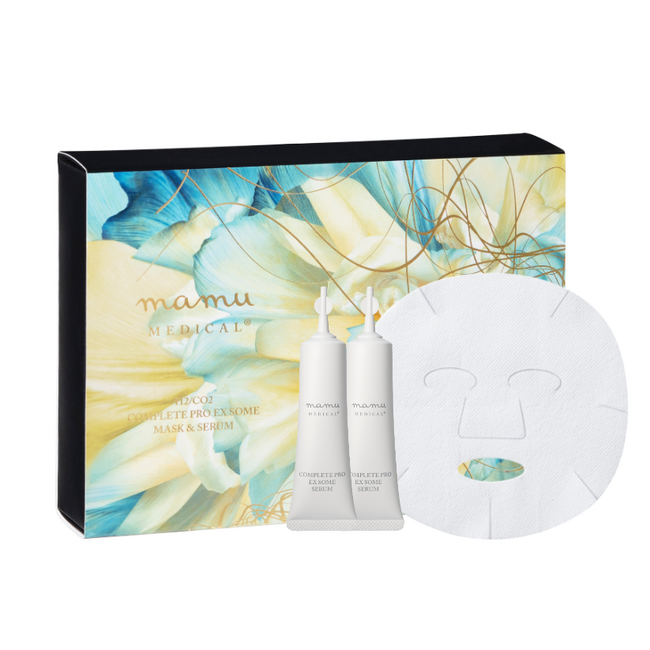 【貼る美顔器】mamu MEDICAL(R)より新製品発売！水素×炭酸ガスの同時発生型フェイスマスク「mamu MEDICAL(R) コンプリートプロEXソーム」