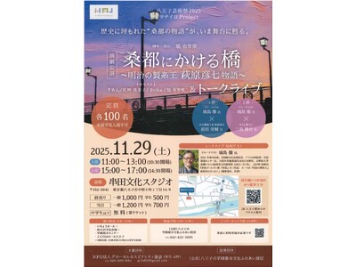 【八王子芸術祭2025】「桑都にかける橋～明治の製糸王　萩原彦七物語」＆トークライブ（マチイロProject）