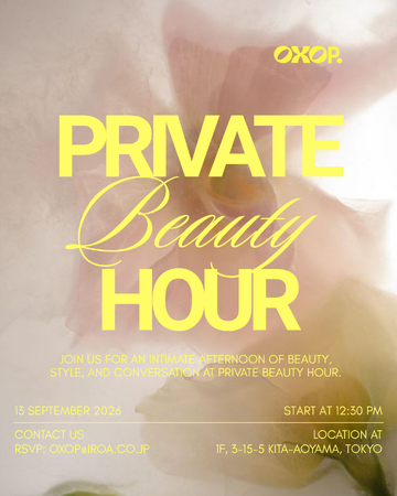 【OXO Project】韓国・江南「MAKE歯科医院」が東京・青山へ。9月13日、招待制イベント「Private Beauty Hour」を開催