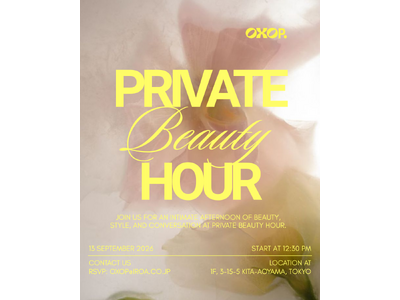 【OXO Project】韓国・江南「MAKE歯科医院」が東京・青山へ。9月13日、招待制イベント「Private Beauty Hour」を開催