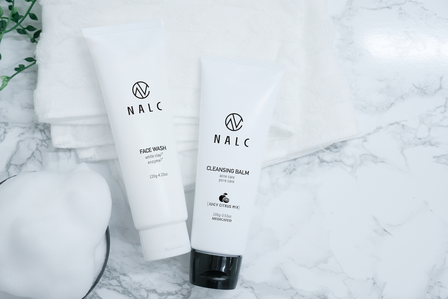毛穴の黒ずみ※１・古い角質スッキリオフ！『NALC 薬用クレンジングバーム』『NALC ホワイトクレイ酵素配合洗顔フォーム』 4月7日同時発売