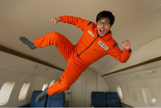 世界初！50代の中年オヤジが挑む無重力ダンス！高度1万メートル上空でのチャレンジは成功するのか？