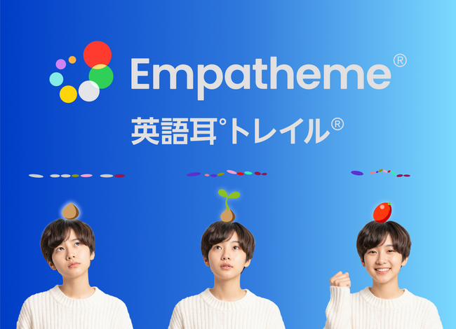 プレスリリース「認知プロセスを〈見える化〉。〈人×AI〉共創で進化する英語学習システム「エンパシーム英語耳°トレイル」（アプリ&ダッシュボード）をリリース」のイメージ画像