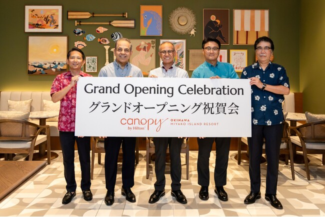 「キャノピーbyヒルトン沖縄宮古島リゾート」開業を記念し、オープニングセレモニーを開催