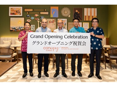 「キャノピーbyヒルトン沖縄宮古島リゾート」開業を記念し、オープニングセレモニーを開催