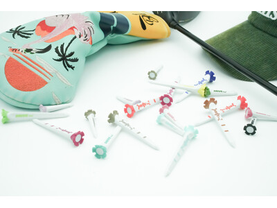 愛用者激増中！飛んで曲がらないと今話題の花びら型ゴルフティー『DRIVE TEE(R)』ラインモデル、サイズセットなど円熟を増したラインナップで販売中