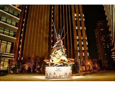 いけばな草月流が手がける山本寛斎事務所プロデュースのシンボルツリーが登場 「Meguro Snow Ch...