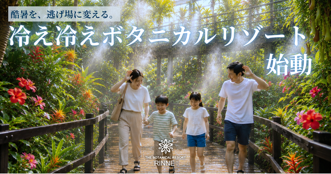 酷暑を、逃げ場に変える。「泊まれる植物園」林音が挑む