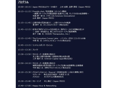 Japan PBSS 創薬エコシステムシリーズ Vol.2 現地開催イベントのお知らせ