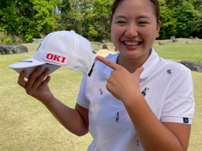 OKI、女子プロゴルファー小林夢果選手とスポンサー契約を締結