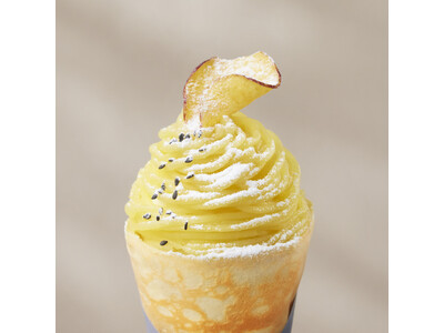 β STAND × JA横浜。“甘さの頂点”をクレープに。長期熟成「紅はるか」を贅沢に使ったスイートポテトクレープが誕生