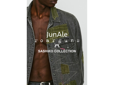 roarguns × JunAle 日本の伝統工芸「刺し子」を纏うコラボレーション
