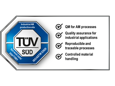 テュフズードより、AM製造の品質保証規格 ISO/ASTM 52920:2023 正式発行のお知らせ