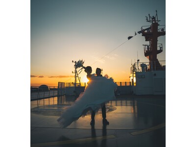 海の表情とともに残す船上ウエディングフォト - パンスターミラクル号、新プランを間もなく発表