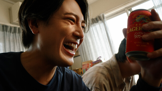 新商品「キリン本格醸造ノンアルコール ラガーゼロ」新発売　松重豊さん、榮倉奈々さん、間宮祥太朗さんが、大満足のおいしさに幸せあふれるラガーゼロ『HUMAN』篇 9月30日（火）より放映開始