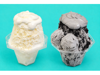 色で選ぶかき氷を新発売！「シロ」と「クロ」　FLUX CAFE 代官山