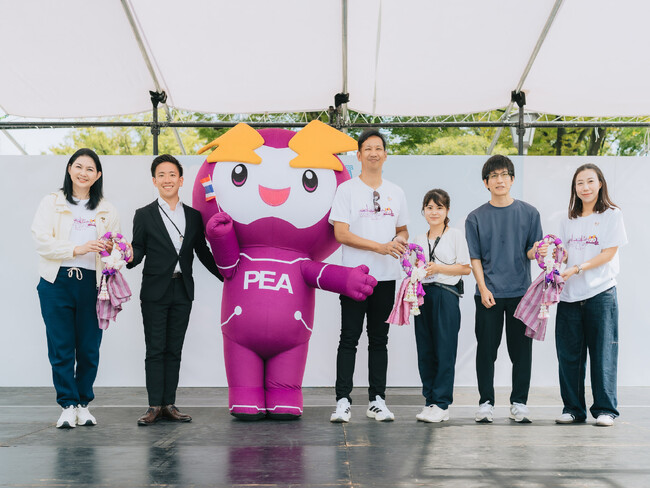 タイの地方電力庁のPEA、公式マスコット「Watt-D」が日本最大級のマスコットイベント「ゆるバース2025」に参加