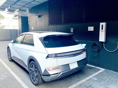 EV充電エネチェンジ、武蔵小杉駅前のオフィスビルに6kW普通EV充電器を設置