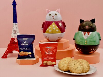 ハロウィンギフトや秋のティータイムに。仏ラ・メール・プラール×英シルバークレーンのキャット缶新発売