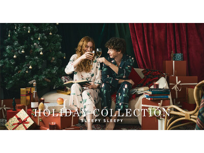 特別な夜を提供するパジャマ＆ルームウェアブランド「SLEEPY SLEEPY(スリーピー スリーピー)」　2025ホリデイコレクションを11月7日(金)より販売開始