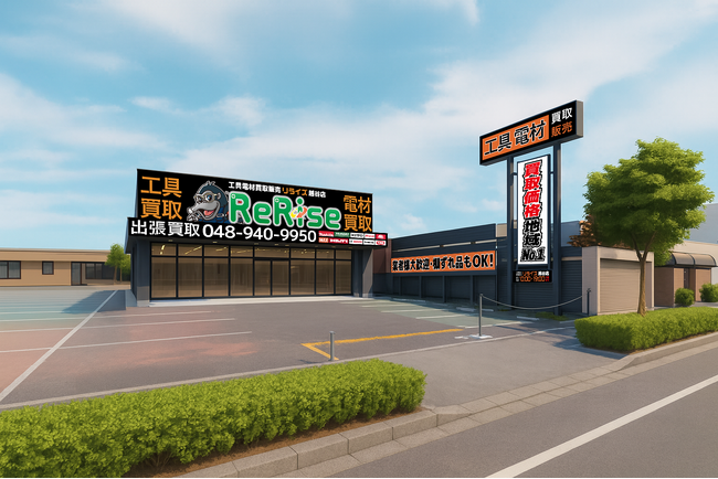 【工具電材買取販売リライズ】埼玉県越谷市に新店舗を出店！2026年1月7日(水) グランドオープン！