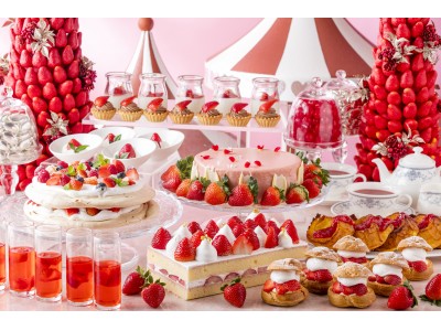「Lovely Strawberry Tea Party（ラブリーストロベリー・ティーパーティ）」魅惑のティーパーティ　苺のデザートブッフェ