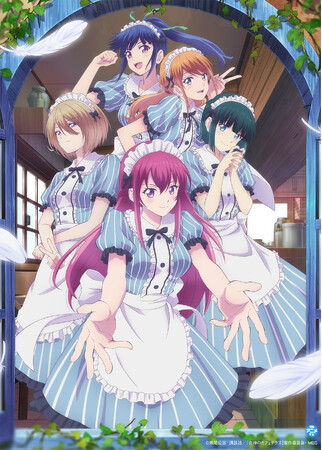 プレスリリース「『女神のカフェテラス』YouTubeで第1期全話を一挙無料公開、本日配信スタート【原作コミックス最新第21巻は10月17日発売！】」のイメージ画像