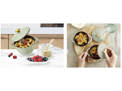 手軽においしく、食卓に彩りを！オーブン用「キャストライン エアココットミニ ミニココット11cm」新発売