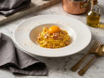 卵黄3個で仕上げる“本気のカルボナーラ”--累計約2万人が来店した たまごダイニング が1周年、4月9日よりディナー限定で復活