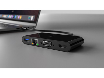 【Belkin】 「USB-C マルチメディア変換アダプタ」10月30日(金)より発売開始！一つのUSB-CポートからLANポート、HDMI、VGA, USB-A、USB-Cへ簡単拡張