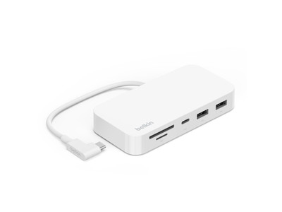 【Belkin】M1チップ搭載の新型iMacに最適！6ポート搭載「Belkin CONNECT USB-C(R) 6-in-1 MULTIPORT HUB WITH MOUNT」7月26日（火）発売
