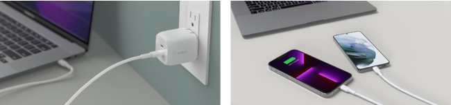 yBelkinz145WA2ꂼ20WA25W̏[dł鏬^GaN[d iPhone 14ɍœKBelkin 45W USB-C[d1223