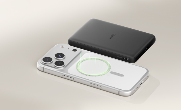 �yBelkin�z���͎��͂Ńs�^�b�Ƌz���I�J�[�h�T�C�Y�̒��X�����}�O�l�b�g�����o�C���o�b�e���[ Belkin BoostCharge ���^�}�O�l�b�g�����o�C���o�b�e���[5K