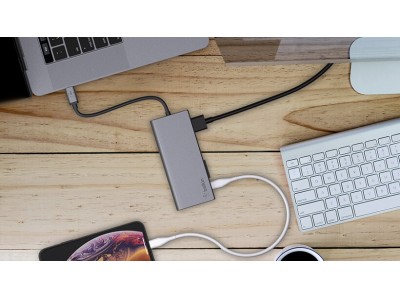 薄さ約1.5ｃｍ、重さ135ｇ　手の平サイズの万能USB-Cマルチハブ「USB-C(TM) マルチメディアハブ」発売
